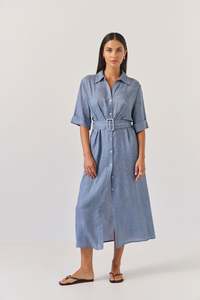 Sale Dresses: Sunray Dress | Denim Blue