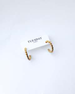 Tuesday Accessories: Rope Hoops Medium | Gold