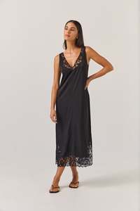 New Arrivals: Liquid Slip Dress | Black Lace