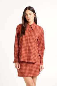 New Arrivals: George Shirt | Brick Plaid
