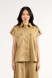 New Arrivals: Utility Shirt | Tan