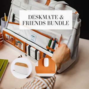 Desk Sharing And Office Bags: Desk Organization Bundle – DeskMate, Echo & FlexMat