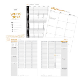 Weekly Planners: 2023 Weekly Planner - Mahere Ä wiki (Bilingual) FREE SAMPLE- January 2023