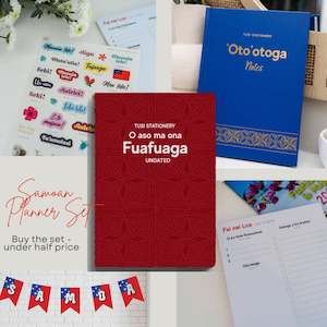 Samoan Range: Gift Bundle: Samoan Planner Set