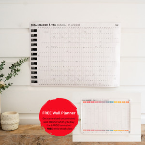 Office Supplies: 2026 Mahere ā Tau | Māori Wall Planner