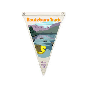 Great Walk Flag: Routeburn Track Great Walk Flag