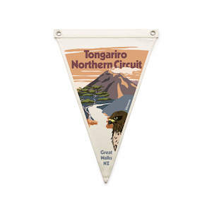 Great Walk Flag: Tongariro Northern Circuit Great Walk Flag