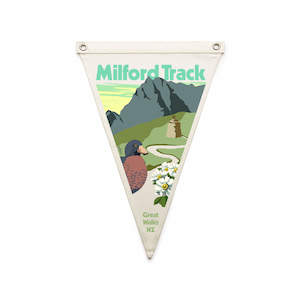 Great Walk Flag: Milford Track Great Walk Flag