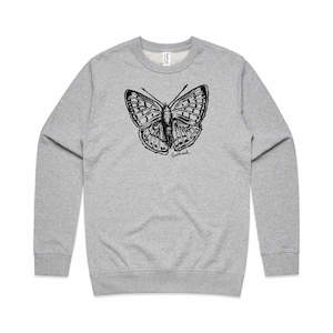 Adult Sweatshirt: Pepe para riki/Copper butterfly Sweatshirt