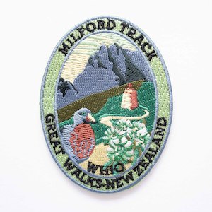 Great Walks Of Nz Souvenirs: Milford Track Great Walk Patch
