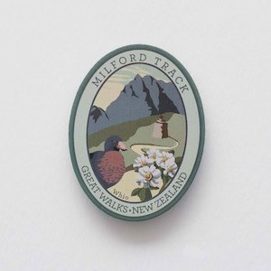 Great Walks Of Nz Souvenirs: Milford Great Walk Pin