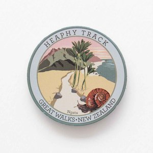 Great Walks Of Nz Souvenirs: Heaphy Track Great Walk Pin