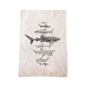 Sharks Collection: Sharks Tea Towel
