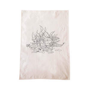 Freshwater Collection: Freshwater Tea Towel