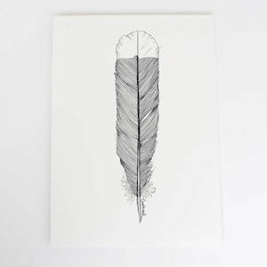 Huia Feather Collection: Huia Feather Art Print
