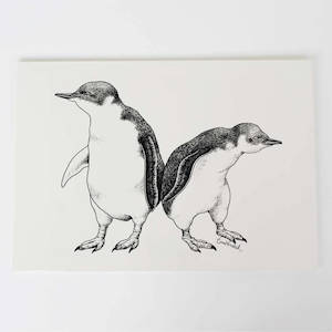 Little Penguin Collection: Kororā/Little Penguin Art Print