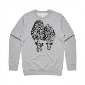 Morepork Ruru Collection: Morepork/Ruru Sweatshirt