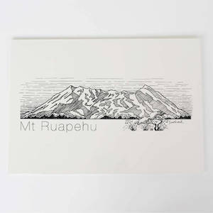 Mt Ruapehu Collection: Mt Ruapehu Art Print