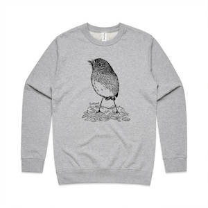 North Island Robin Toutouwai Collection: North Island Robin/toutouwai Sweatshirt