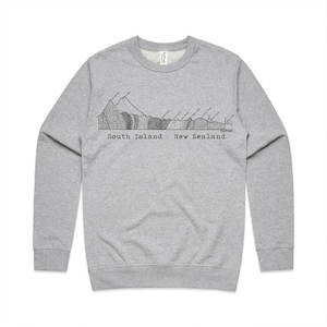 South Island Cross Section Collection: South Island Cross Section Sweatshirt