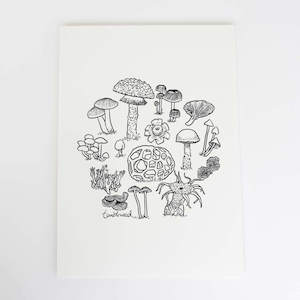 Fungi: Fungi Art Print