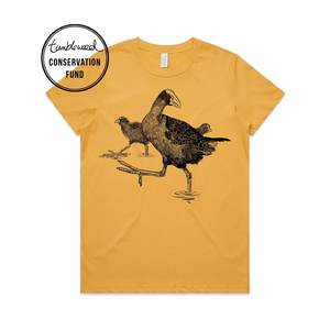 Single Colour Adult T Shirt: Pūkeko T-shirt