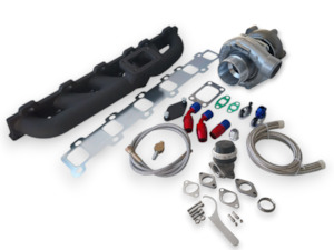 TD42 Turbo Upgrade Combo - T3 fast spool - external wastegate -  manifold and feed line kit