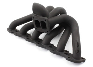 6Boost Turbo Exhaust Manifold / RB30 T4 Twin-Scroll / Single Wastegate