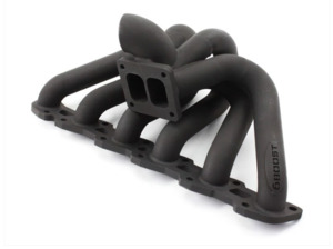 6Boost Turbo Exhaust Manifold / RB20/25 T4 Twin-Scroll / Single wastegate