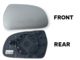 Audi A3 8P A4 B8 A5 Right Hand Side Wing Mirror Glass 2010-2016*