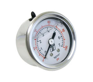 Fuel System: Turbosmart Gauge 0-100psi Liquid Filled Suit FPR & OPR Series