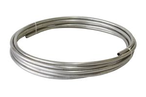 Fuel System: 1/4" S/S HARD LINE (6.35mm) STAINLESS STEEL 25ft 7.5M Aeroflow - SOLD IN 250mm