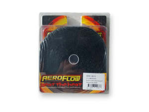 All: Exhaust Insulation Wrap 2" Wide, 50ft Length, Black Titanium
