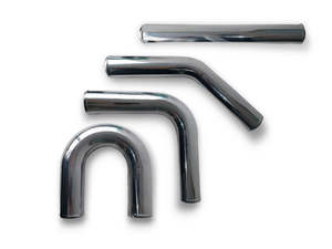 All: Alloy Intercooler Piping individual pieces - 4.0 inch  (600mm long)