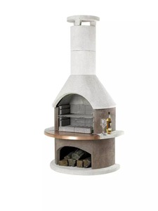 Pizza Ovens: Buschbeck Mocca Rondo BBQ Fireplace