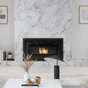 Wood Fires: VisionLine Taurus Clean Air Timber Cavity Wood Fire Package