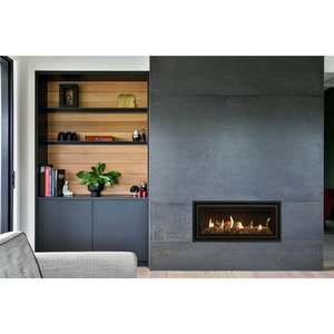 Gazco Studio 2 Timber Cavity Package (includes Black Reeded Lining, Log Set & Co&hellip;