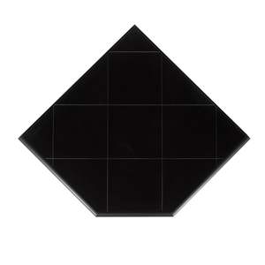 Flue Kits Fire Parts: Alloy 1000 corner ash floor protector