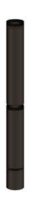 Combination Outer Casing with Slip 1200 x 250 ColourSteel - Iron Sand