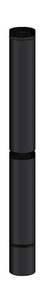 Combination Outer Casing with Slip 1200 x 250 ColourSteel - Ebony