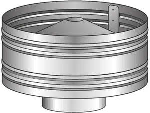 Flue Kits Fire Parts: Anti Down-Draught Cowls