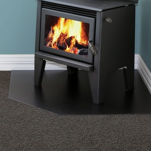 Floor Protectors Hearths: Metro Slimline 1150 Corner Floor Protector