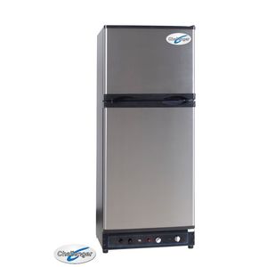 Fridges Freezers: Challenger 185L Freestanding Top Mount Fridge/Freezer (2-way: LPG, 240V)