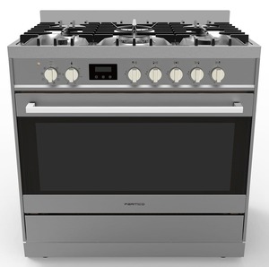 Parmco 900mm Stainless Steel Combination Freestanding Stove