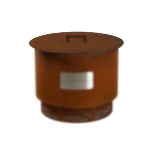 Outdoor Fires Heaters: Smokelis Gather - Corten Lid