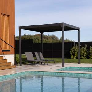 Louvre Roofs Patio Covers: Sereno Louvre Roof - 3m x 4m