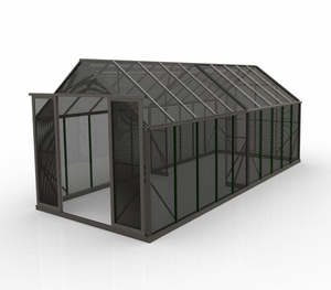 Sheds Cabins: 8x20ft (2.6x6.4m) Shade House Aluminum Shade Mesh