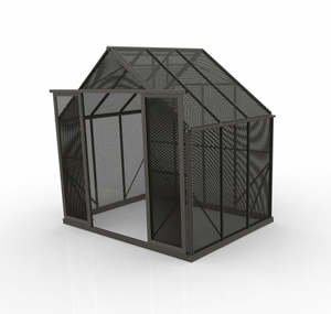 Sheds Cabins: 8x6ft (2.6x2m) Shade House Aluminium Shade Mesh