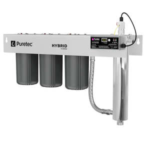 Water Filtration Treatment: Puretec HYBRID-R10 Triple Stage Filtration with UV All in One Water Filter System