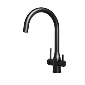 Filtration Tapware: Puretec TRIPLA Elite 3in1 Gooseneck Mixer Tap - Stainless Steel